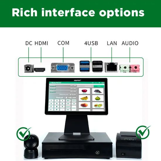 Gently POS Systems Simply Design Cash Register with Scanner Printer - Image 4