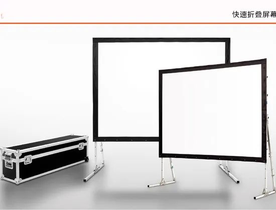 Portable Fast Fold Projection Screen for Easy Setup - Image 4