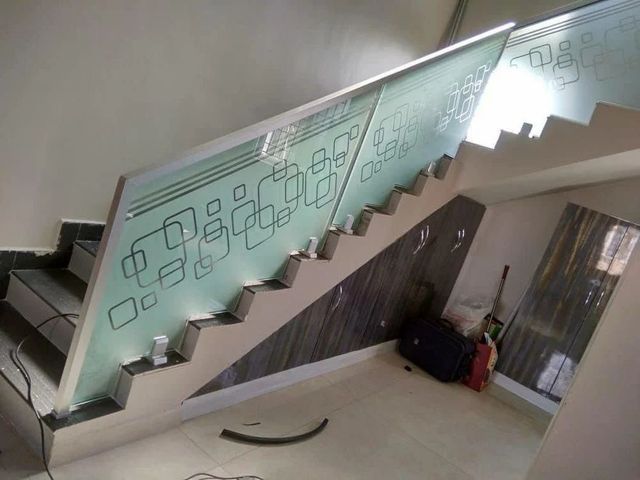 Silver S.s Balcony Front Railing, For Home Brand ak Design Bar Color Silver Height 3 Feet Usage/Application Home Country of Origin Made in - Image 7