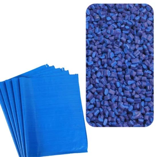 Factory Price PP PE Blue Color Masterbatch for Plastic Pipes Toys Pallets - Image 5