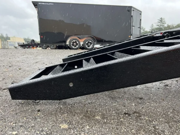 2024 Rice Trailers 7×16 10K Equipment Hauler w/D-Rings, Spare Mount, & Toolbox - Image 4