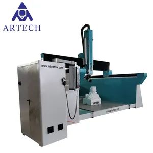 Aluminum Wood Pattern Moulds Making 5axis CNC Router Voltage 380V Inverter Delta CNC or Not CNC Warranty 1 Year Weight 10000kgs - Image 4