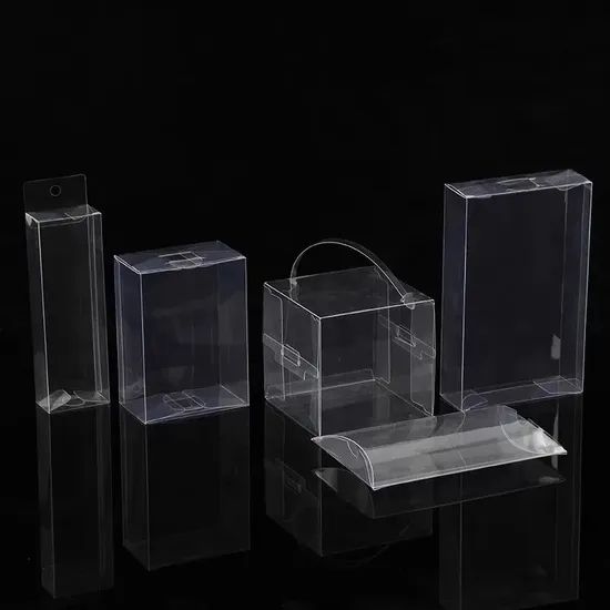 Customized Clear Pet Plastic Storage Boxes Plastic Retail Packaging Box - Image 1