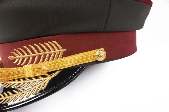Customized Badge Gold Embroidery Trims Security French Russian Soviet Security German Officer Hat - Image 5