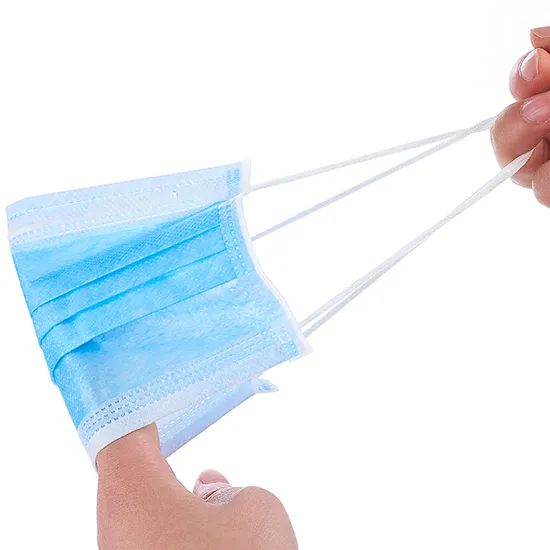 Blue Color Non Woven Face Mask - Image 2