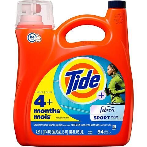 Tide Simply All-In-One Liquid Laundry Detergent Refreshing Breeze - Image 4