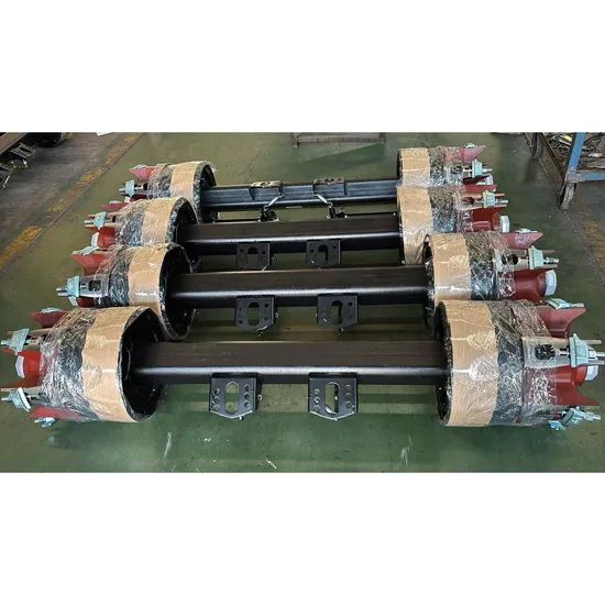Heavy-Duty 3 Axle Logging Semitrailer Hydraulic Steering Trailer Rear Axle - Image 5