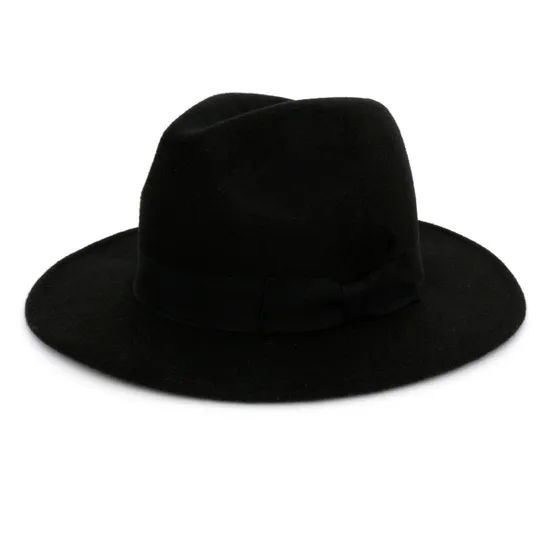 Lady Wide Brim Wool Fedora Cap Gentleman Felt Fedora Hats Origin China Style Checked Gender Unisex Brim With Brim Crown With Crown - Image 3