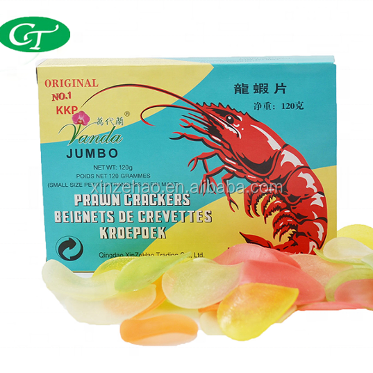 Prawn Crackers 200g Colorful Uncooked Dried Prawn Crackers Color Red Content no Address no Taste Salty Texture CRISPY Ingredients - Image 4