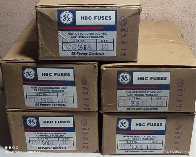 36 A HRC Fuse, 10A Brand HBC Material MS Color Silver Type HRC Fuse Size Standard Power Rating 80k Voltage 660 V, 660 - Image 2