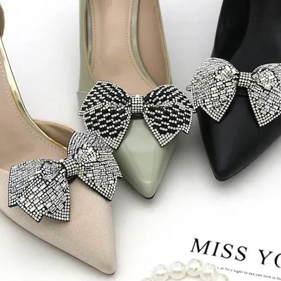 Marry Shoe Upper Material Premium Shoe Decorations Style Fabric Trademark QY Origin Dongguan Material Fabric Color Customized - Image 2