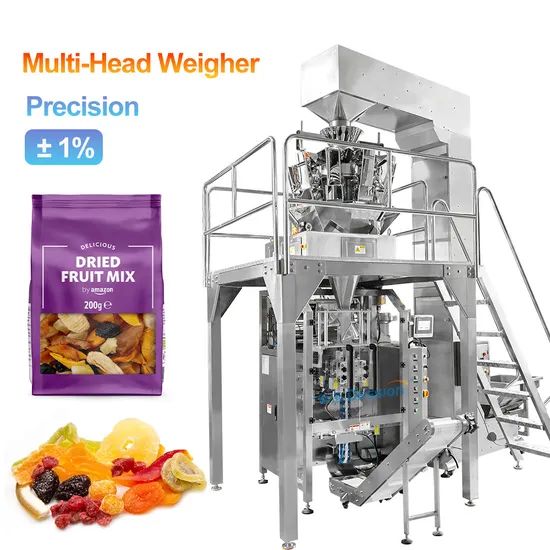 Multi-Function Automatic Mixed Dried Fruit Weighing Packing Machine Dried Strawberry Mango Raisin Bag Packaging Sealing Machine - Image 1
