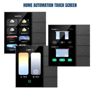 Touch Screen Home Controller Smart Switch for Tuya Devices with 4 Physical Buttons - Image 3