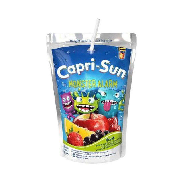 Capri Sun Orange, 8 x 200ml Capri Sun No Added Sugar Orange Juice 200ml 100% juice - Image 4