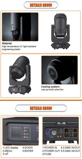 Marslite 35ow LED Framing Light Zoom Moving Head Stage LED Profile Light Ellipsoidal Leko Profile - Image 3
