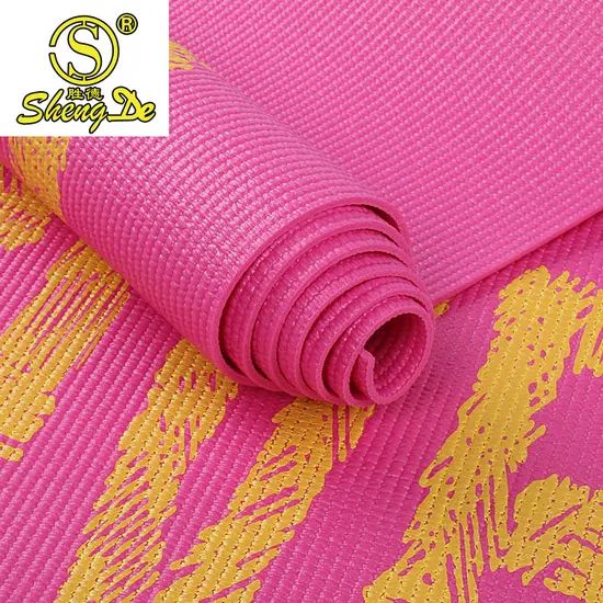 2025 Baby Play Gym Mat, Custom Printed PVC Yoga Mats Kind Mat Age All Ages HS Code 39211990 Model NO. SDPVCYM Gender Men and - Image 4