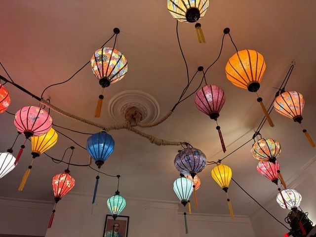 Vietnam Handcrafted Bamboo Satin Lantern Restaurant Party Hanging Wedding Decor DIY Silk Fabric Cover Colorful Wholesale - Image 1