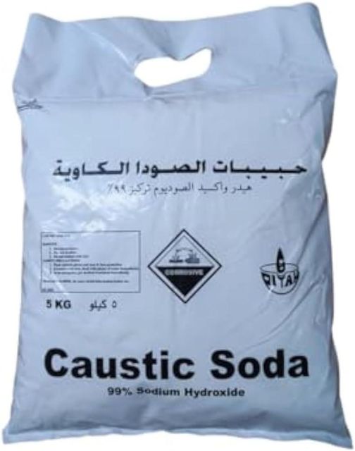 Caustic Soda Flakes 99% Solubility Fast Alkalinity Strong Delivery Form Bag Concentration 99.90% Form Flakes / Pearls Aggregate State - Image 1