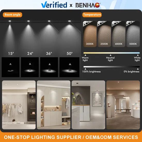 Smart Dimmable LED Recessed Ceiling Spotlights with Anti-Glare - Image 4