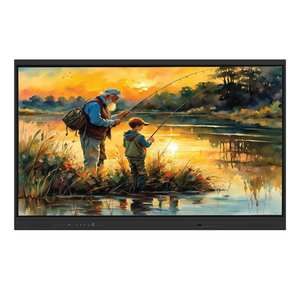 Factory Price 4k 65 75 85 96 110 Inch 40 Points Touch Screen Multi Language Software Lcd Smart Tv Android Camera Mic Board - Image 3