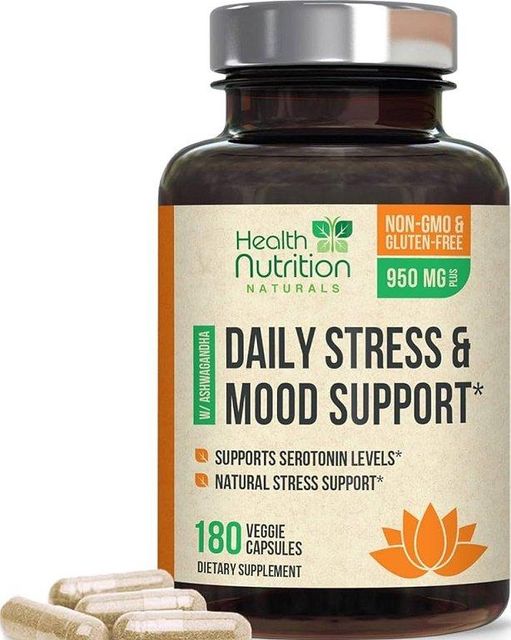 Stress Support Supplement 1000mg, Natural Herbal Formula for Calm - Nature's Bounty Anxiety & Stress Relief (KSM-66) - Image 3
