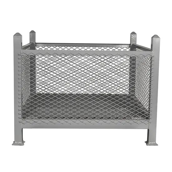 General-Purpose Steel Wire Mesh Storage Cage for Scaffolding Fittings Storage - Image 2