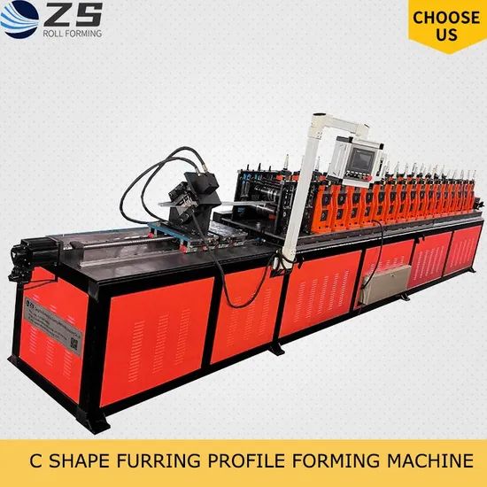 Roofing Ceiling Frame Galvanized Main Channel C Shape Furring Steel Profile Cold Roll Forming Machine - Image 3