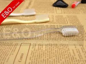 Disposable Transparent Hotel Toothbrush with Toothpaste Size 17.5cm Trademark e&o Handle PP, PS Type Toothbrush Material - Image 3