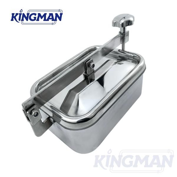 Stainless Steel Sanitary Manhole Cover – Round/Oval/Square, Atmospheric/Pressure, with/without Sight Glass - Image 4
