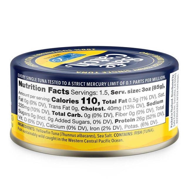 Wild Ahi, Yellowfin Tuna Weight (kg) 2.6 lbs Shelf Life 36 Months Target Audience Kids And Pregnant Women Mercury Level 10 Times Lower Than Fda Action Limit - Image 4