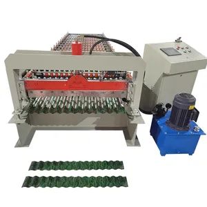 Corrugated Roof Tile Making Roll Forming Machine Weight 2000kg Condition New Model NO. XB-CR Trademark XINBO Certification CE - Image 3