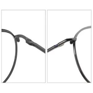 Vm-4525 Classic Round Metal Eyeglasses Adjustable Hinge, Slim Frame for Daily Wear - Image 2