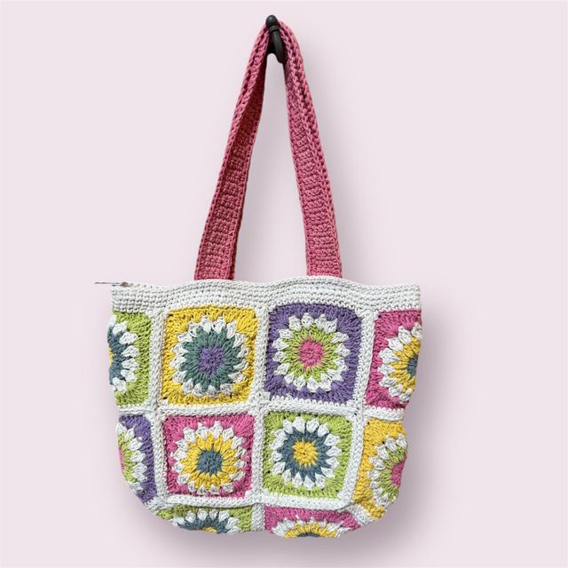 Crochet bag, Bag for Woman, Sling bag, Tote bag Color Mixed Size Mixed size and Mixed - Image 4