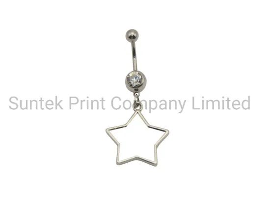Sublimation Blank Fashion Navel Ring Style Fashion Piercing Navel Trademark SUNTEK Model NO. STB-NR03 HS Code - Image 4