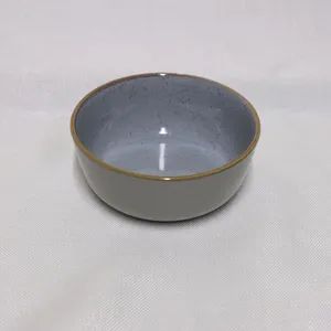 16PCS Stoneware Dinner Set Ceramic Tableware Light Gray Color - Image 4