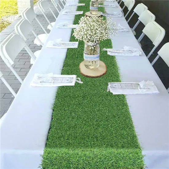 Artificial Grass Table Runners Synthetic Grass Table Runner Origin China Trademark DR Type Decorative Usage Home, Hotel Technics Jacquard - Image 6
