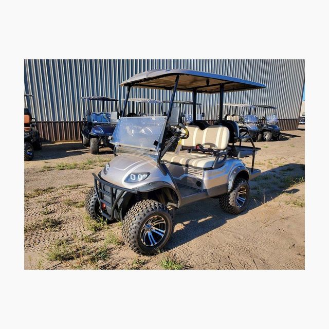 Four seater golf carts for family and personal transportation use Six passenger golf carts for hotels resorts and tourist areas Off road golf carts with lifted suspension and all terrain tires Compact golf carts for easy maneuvering on golf courses - Image 3