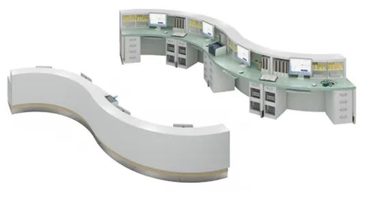 Modern Customized Reception Desk Nurse Station Hotel Commercial Counter - Image 3