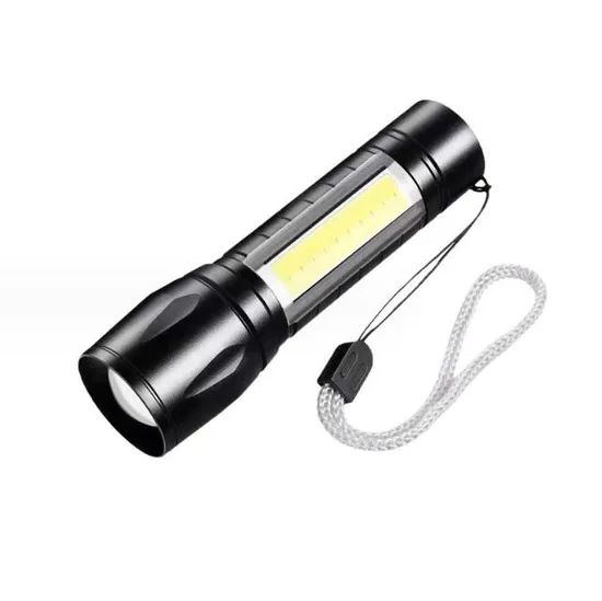 Waterproof Pocket LED Flashlight with Clip Rechargeable Flashlights for Emergencies, Camping with USB Rechargeable - Image 2