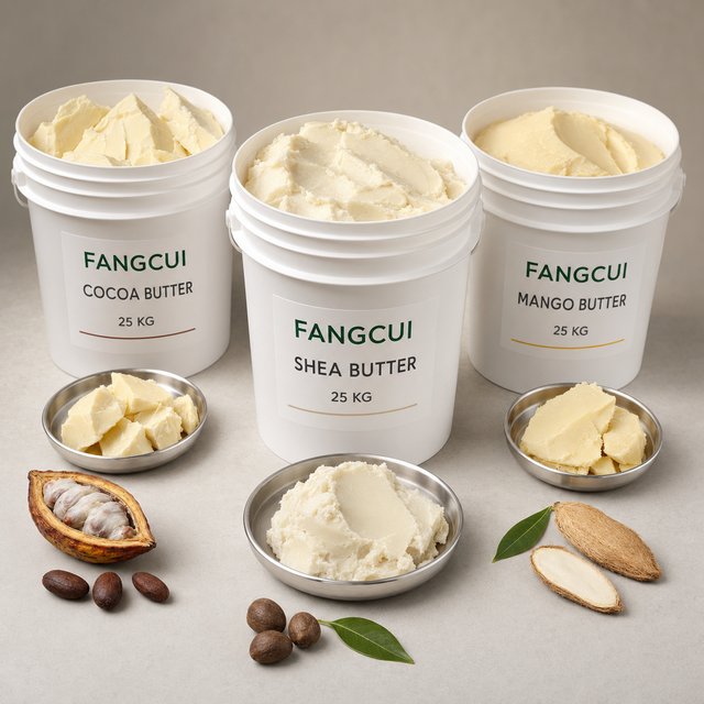 Wholesale Cold Pressed Shea Butter Cocoa Butter Mango Seed Butter Cosmetic Grade Raw Material for Soap Making Skin and H - Image 3