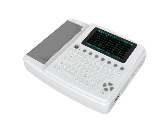 Portable 12-Lead ECG Machine for Doctors and Clinics Origin China Material Clastic Specification 5kg Model NO. ECG-1201 Power Source Electric - Image 4
