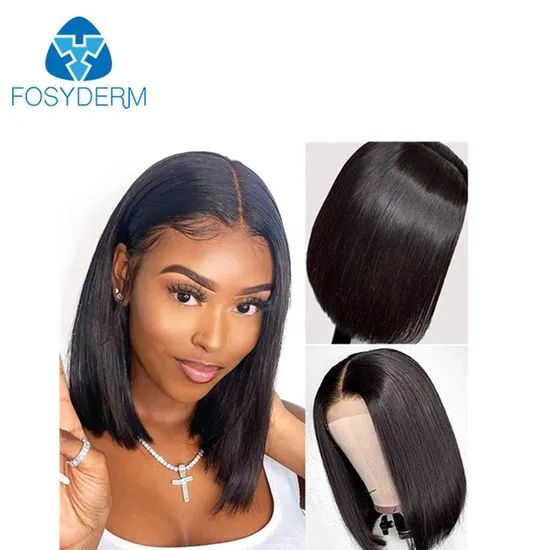 Human Hair Glueless Short Bob Wig Good Quality - Image 1