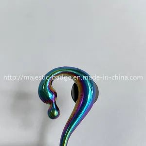 Customized 3D No Color Lapel Pin Technics 3D Style Popular Trademark None Eco-Friendly No Thickness 1.5mm Size 1.75" Tall - Image 3