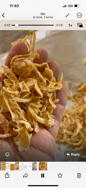 Dehydrated onion powder Garlic powder. onion flackes.GarDry orange peel . Frozen mango. Hard wood charcoal . - Image 3