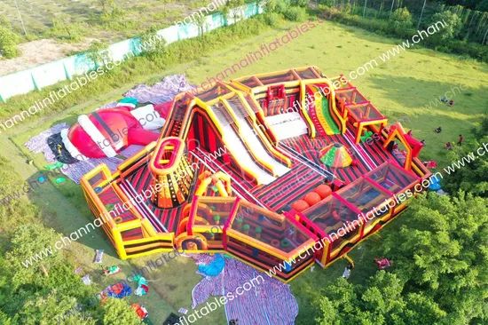 Outdoor Inflatable Obstacle Course Bouncer House Inflatable Bounce Playground - Image 5