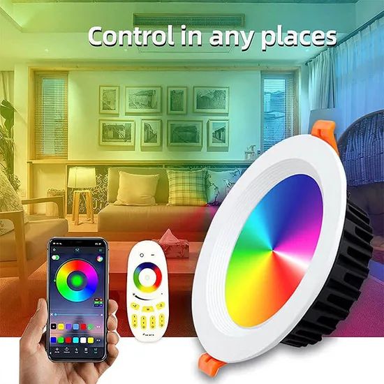APP Control Energy Saving Slim Backlight Dimmable Recessed LED Panel Light - Image 1