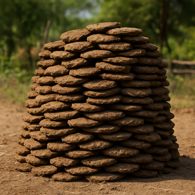 Cow Compost/Vermicompost Shelf Life 24 months Shape Cow Dung Powder, Cow Dung Cakes Packaging Details 25 kg in PP woven - Image 2
