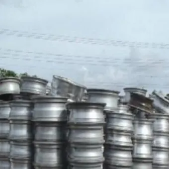 Aluminum Wheel Scrap / Aluminum Alloy Wheel Scrap Suppliers Aluminum Alloy Wheel Scrap high quality 99.9% Purity scrap a - Image 3