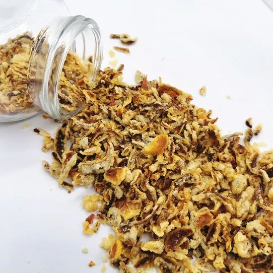 Chinese Fried Onion Slices with Free Sample MOQ 500kg Size 3-5cm Type Fried Color Brown Moisture 6% Origin China Shape - Image 5
