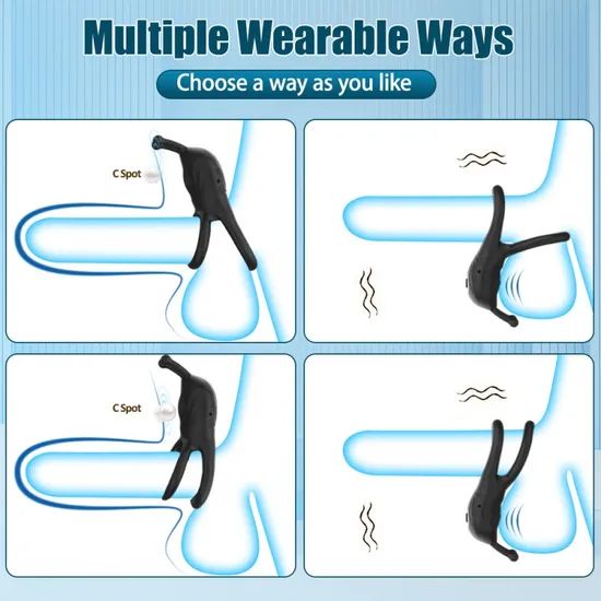 Versatile Wearable Vibrator with Prostate Massager and Triggering Action - Image 4